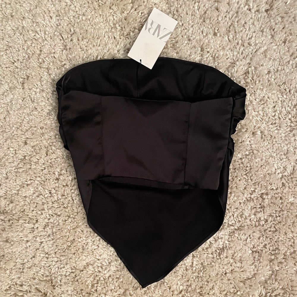 NWT Black Sleeveless Top || Zara - Picture 2 of 2